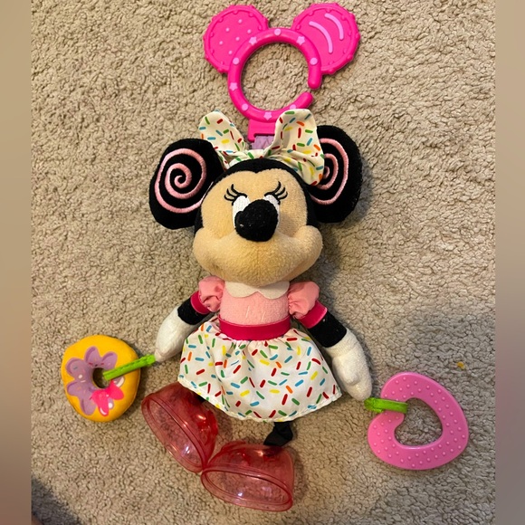 Disney's Mickey Mouse & Friends Minnie Mouse Activity Toy dangle Baby Toddler - Picture 1 of 4